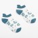Women's socks minku "drawings", blue color, size 36-39 (23-25 ​​cm)