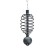The feeder is twisted with anti -splash and bend, 25 cm, 31 g