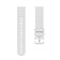 Watch strap, 20 mm, silicone, white