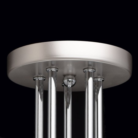 Tetro ceiling chandelier, 5x60W E14, metal 60x60x46 cm-2