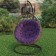 Billy swing pillow, diameter 115 cm, purple color