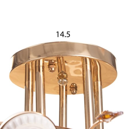 Bell chandelier BP 5x40W E27 Gold Model: 2612356-4