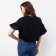 T -shirt female, black color, size 50