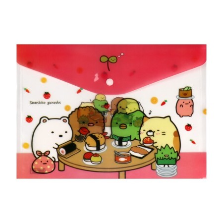 Folder-convert on the button, A4, 180 microns, "Cuties", mix-2