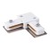 Corner Connector for the Elektrostandard, Track Rail Wh Surface, 72x72x17 mm, white color
