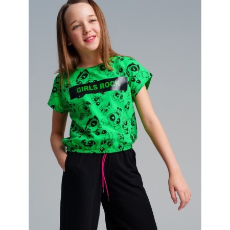 Футболка для девочки PlayToday, рост 158 см-1