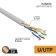 Bay cable twisted pair U/UTP, CAT 5E, PVC, 4PR, 24AWG, Indoor, Solid, Gray, 25m Proconnect