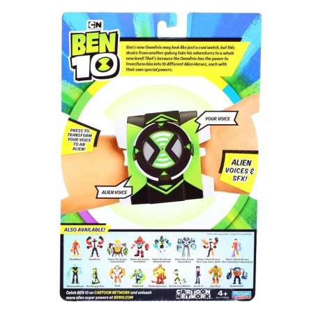 Omnitrix watch. Alien's voice "-1
