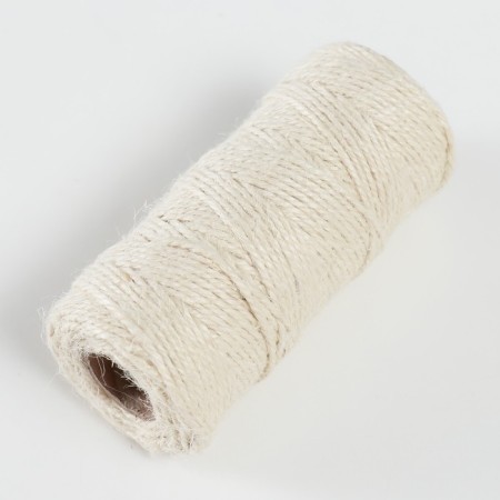 Yarn 100% juts "milk" 50 meters 4x4x10 cm-1