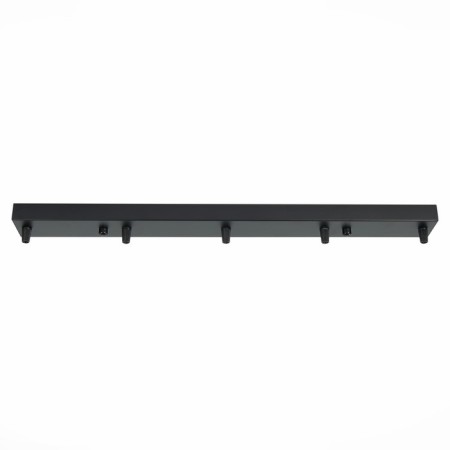 Ceiling mount on 5 lamps (rectangular) ST LUCE. SL001.413.05. SL001, 60x6 cm, black color