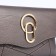 Bag-clate on magnet, long belt, bronze color