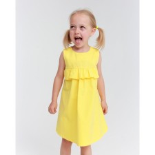 Children's dress with ruffles KAFTAN, p. 32 (110-116), yellow