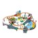 Wooden toy "Railway" 95 parts, 52.5 × 33 × 12.5 cm
