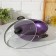 Kazan, 4 l, d = 28 cm, glass cover, two removable handles, purple color