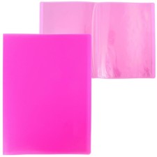 Folder with 40 A4, 500 microns, Calligrata, Neon, Pink
