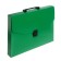 A4 Calligrata Portfli folder, 1 department, 700 μm, up to 300 sheets, green