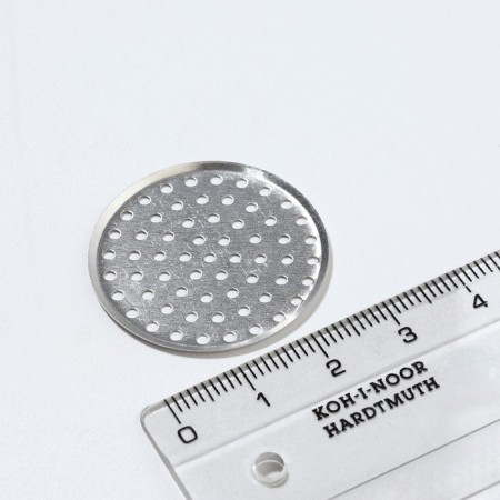 Basic Circle perforated 30 mm (set 20 pcs.) SM-744, MIX color-1