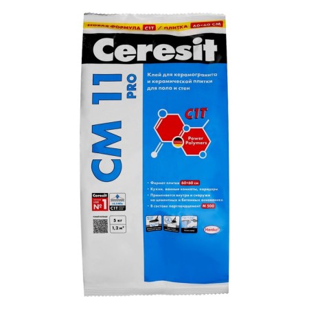 Glue for tiles Ceresit SM11 Pro (C1), 5kg