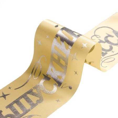 Tape "graduate 9th grade", atlas, gold, foil-1