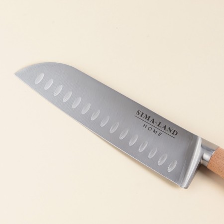 Knife Kitchen Saint -Home "Calabria", stainless steel, 18 cm, beige-3
