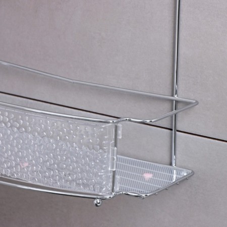 Shelf 2-tier share, 30 × 13 × 37 cm, chrome color-2