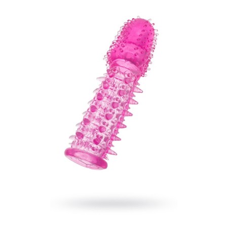 Penis nozzle with Toyfa, TPE, pink, 13.5 cm