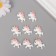 Decor for creativity plastic "Unicorn" set of 8 pcs 2.5x2x0.8 cm