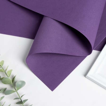 Foamiran matte 50x50cm 1 mm, dark violet