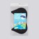Kotoo sleep mask, 19.5 × 12 cm, elastic band is single, black color