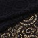 Lace elastic fabric, 180 mm × 2.7 ± 0.5 m, black color