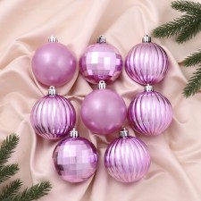 Set of balls plastic D-7 cm, 8 pcs 