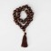 Parsing wooden "Orthodox" 31 beads with a brown brush, brown color