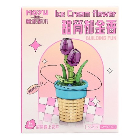 Designer flowers "tulip in a pot", 55 parts-2