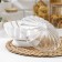 Vase for bread and fruits "Grace", 1.5 l, h = 14.5 cm, d = 21 cm, white color