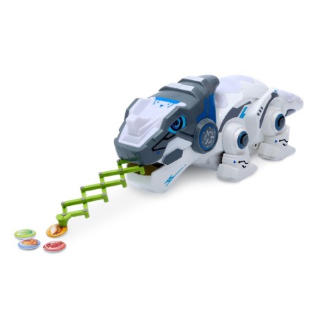 Robot radio -controlled "dinosaur", light and sound effects, works from batteries-3