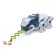 Robot radio -controlled "dinosaur", light and sound effects, works from batteries