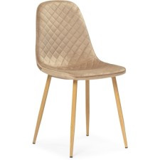 Capri Metal Metal Metal Carcass/velor, natural/beige 44x52x86 cm