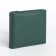 Women's wallet on magnet, green color