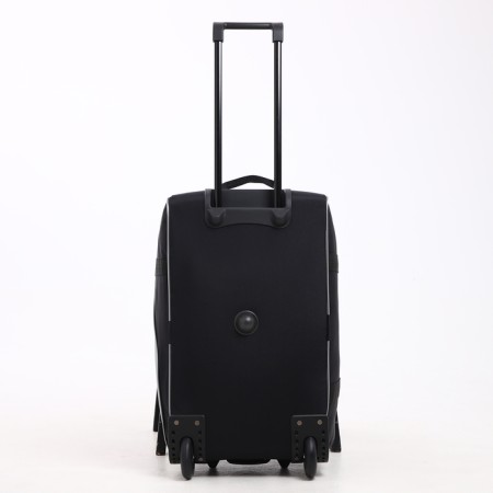 Road bag on wheels, long belt, black/gray color-2