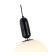 Suspension lamp ST LUCE. SL1220.403.01. Rietta. 1x60 W, E27, 25x25x43 cm, black color