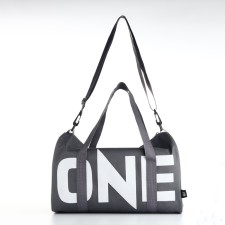 Female sports bag, textura, small size, gray color