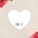 Valentine postcard "For you", sweets, 7 x 6 cm