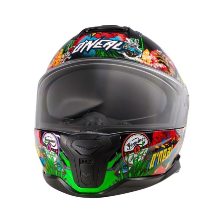 Helmet integral O’Neal Challenger Crank V.24, ABS, gloss, red/green, l-2