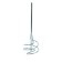 Mixer for dry and building mixtures Patriot MP486, galvanized, 100x600 mm, SDS Plus