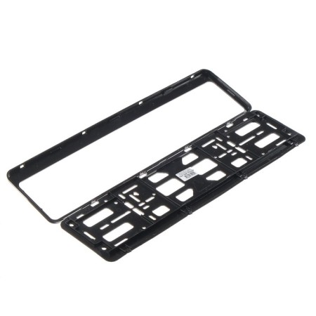 Frame for a car number, a book, black with gold-3