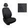 Auto-Cherkhly for Skoda Rapid, 2014-N. in the Romb, Alcantara, set