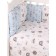 Set in a crib, 15 items, prints Indians, calico