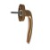 Window handle RHAPSODY, pin 43, bronze color
