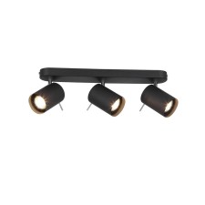 Спот St Luce. SL597.401.03. 3х3 Вт, GU10 LED, 3000K, 47х15 см, цвет чёрный, хром