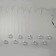 Garland “fringe” 2.5 × 0.7 m dews with nozzles “balls”, ip20, silver thread, 150 LED, glow warm white, 12 V